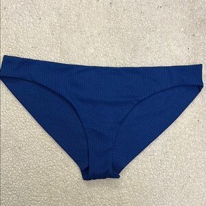 Aerie Royal Blue Textured Bikini Bottom